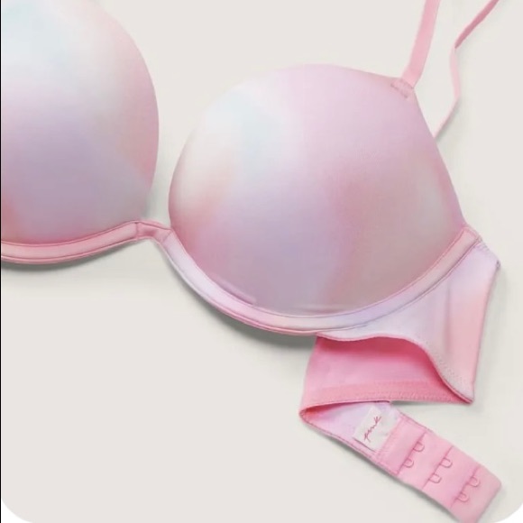 Victoria's secret pink everywear Super push up
bra size 40B  38C Rainbow VS 🌈💕 - Picture 8 of 9